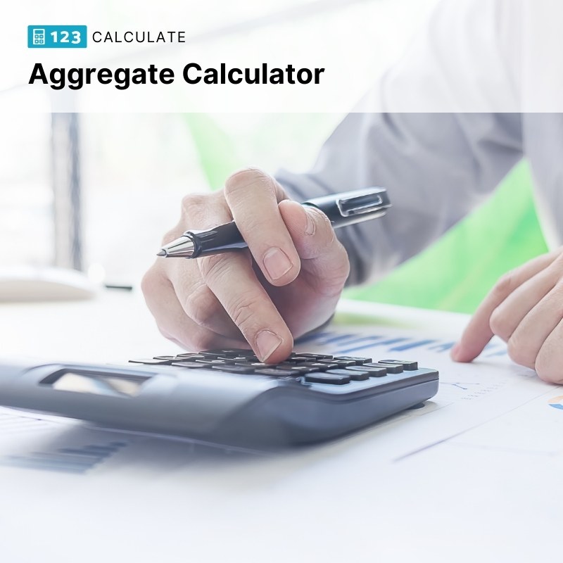 How to Calculate Aggregate - Aggregate Calculator
